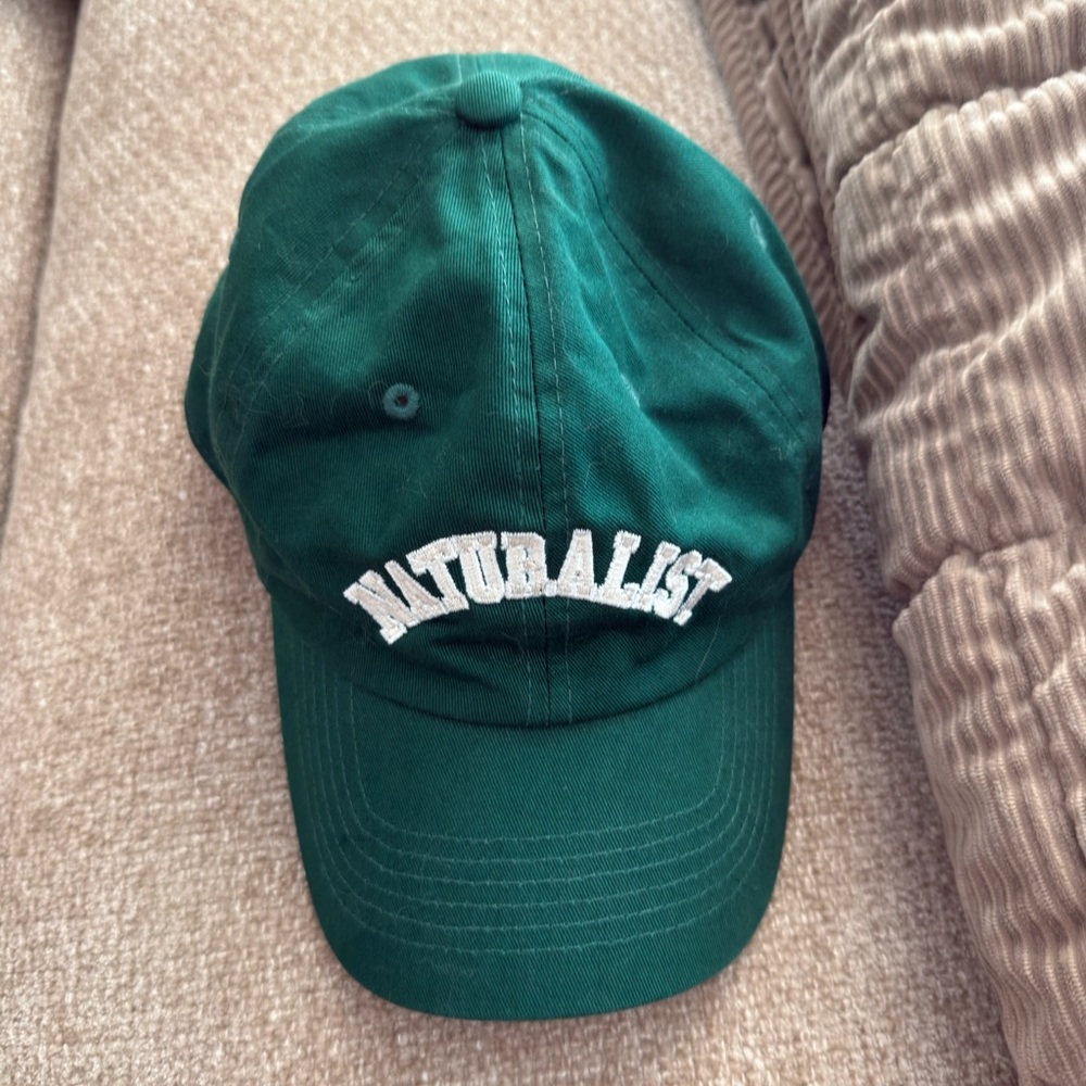 NWT - green naturalist Museum of Peace & Quiet dad hat from revolve